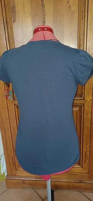 Camiseta azul marino marca Kwoman talla 46 – photo 3